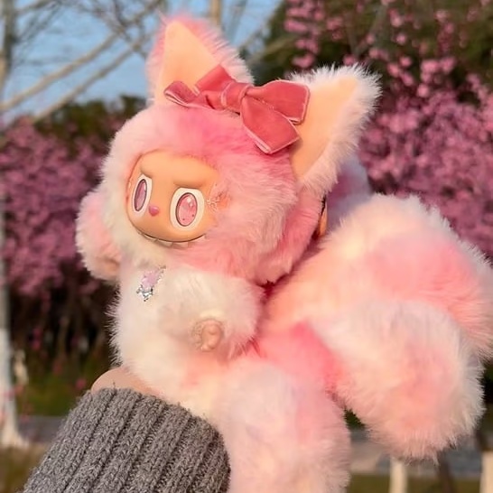 ウィッスキ～ ＊ LABUBU ZIMOMO 九尾(キュウビ) ピンク 2025年最新】九